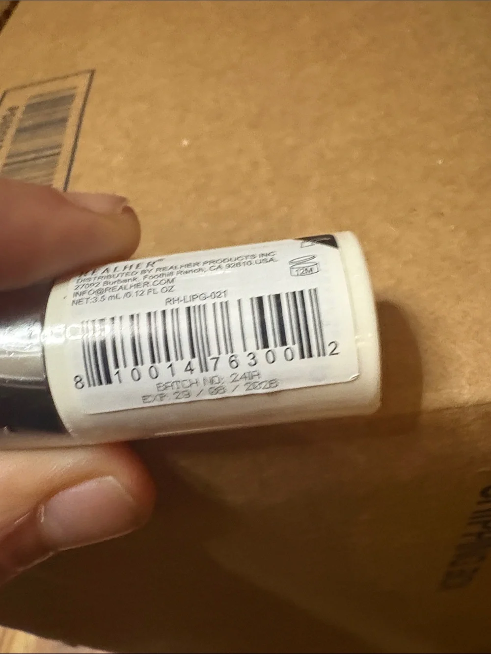 New REALHER Magic Black to Pink Watery Lip Stain — Full Size
